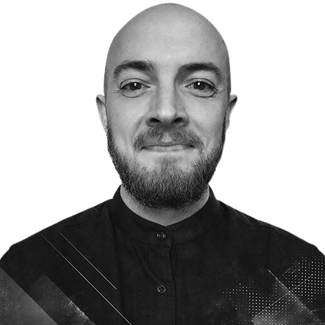 Portrait of Adrian Crinnigan, UX designer and software engineer